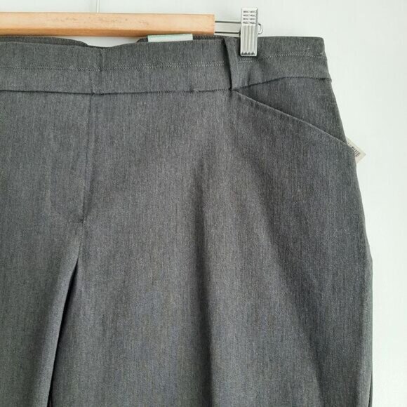 REITMANS Comfort Pull-on Dress Pants Stretch Grey Sz 16 - Picture 4 of 10